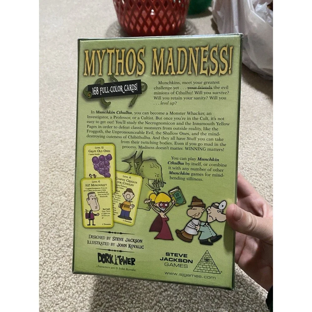 Munchkin Cthulhu Card Game 1st Edition 8th Printing 2013 SJG 1447 New Sealed